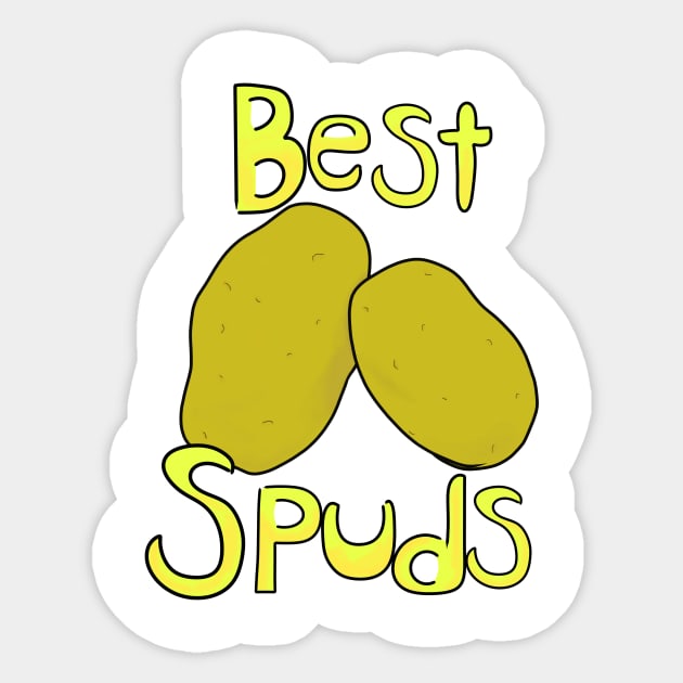Best Spuds Sticker by Dandy Doodles